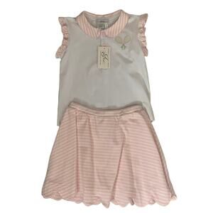 Ishtex Tennis Girls‎ Skort Set- NWT size 6x